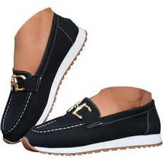 Generic 여성 캐주얼 로퍼 편안한 신발 슬립 온 슈즈 정형외과 운동화 아치 서포트 비즈니스 논슬립 워킹 보트 패션 스니커즈 레트로 경량