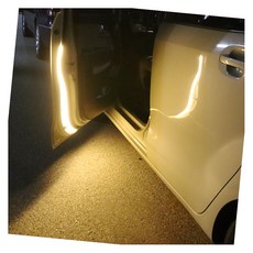 자동차 면발광 도어라이트 경고 워닝 시야확보 예방, 모듈만 추가(부속품X)/도어라이트모듈(1개)