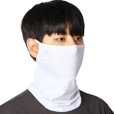 밀레세이프티 자외선차단 스포츠 마스크, 화이트, 1개
