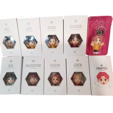 EXO Figure Key Ring 鑰匙圈, 金色\, EXO 官方公仔鑰匙圈 (Lay 張藝興)內附小卡 Figure Keyring Kpop K-wave