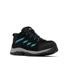 Columbia 여성용 크레스트우드 방수 로우 라이즈 트레킹 및 하이킹 슈즈 블랙 틸 9.5 190494