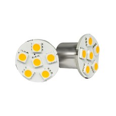 24V S25 황색(옐로우) BA15S 국산 무극성 차폭등용 LED 화물차 벌브, 2개, 24볼트