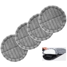 무선청소기 물걸레 살균패드 전기종 호환 원형 극세사패드 14cm 4장, 4개, 캐치웰 CXPRO