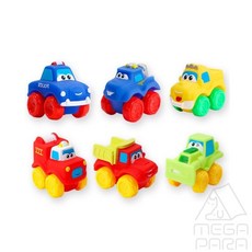 아이넷 소프트 미니카 6종세트 inet011, 상세페이지 참조, 1개