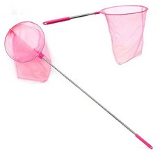 신축봉 곤충채집망 캠핑용 벌레잡이 뜰채 야외활동 모기퇴치 휴대용, 1개