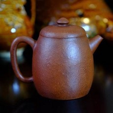 茶壺, 早期老紫砂壺 原礦朱泥紫砂壺 全純手工紫砂壺 400cc1入 -, 1個, 400L
