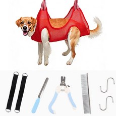 편안한 펫 미용 해먹, 1개, RED-M