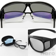 위아더 안경위 편광 변색 선글라스 자전거