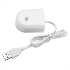 USB 충전 케이블 전원 어댑터 HX2421 HX3216 HX6100 HX6322 HX6511 HX6730 HX6850 칫솔 충전기, 하얀색