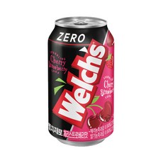웰치 제로 체리스트로베리맛, 355ml, 16개