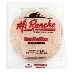 미랜초 통밀또띠아 10인치×40장 아이스박스 포함