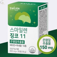 뇌건강 은행잎추출 깜빡하는기억력 징코영양제 부모님선물 안티에이징 어르신선물용