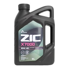 ZIC 지크 X7000 10W40 6리터, 1개, 10w30