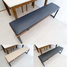 주문제작 벤치방석 큰사이즈 맞춤제작 여러소재, 레자_네이비