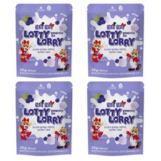 로티로리 요거트 큐브 유산균 아기간식, 4개, 20g, 블루베리치즈