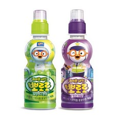팔도 뽀로로음료수 샤인머스캣12개+블루베리12개 총24개, 1세트, 사인머스캣맛+블루베리맛, 235ml
