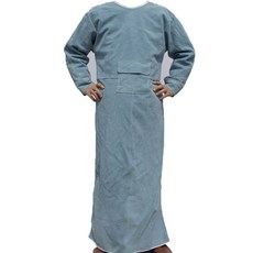 牛皮電焊服 焊工專用防護服, 藍色,145cm分腿款, 1個