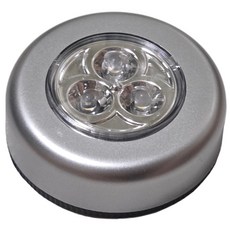 모디르 LED 터치라이트 실버 무드등 노란 조명 전구색