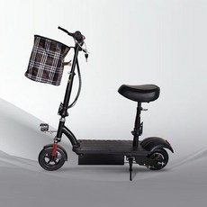 접이식 앉아서타는 전동킥보드 전기 타는 킥보드 성인용, 검은색24V12A브러시드톈놉