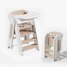 FDW豐達網兒童階梯腳踏凳 寶寶洗手梯 可拆餐盤用餐凳, 1個, 兒童階梯凳, 如圖片上