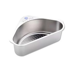 거름망 바스켓 음식물 스텐304 싱크대 코너 채반 청결 99733EA 1(ea), 색상, 1개