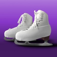 피겨화 덮개, 1개, 화이트 라인스톤 없음