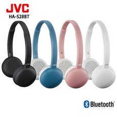JVC 無線藍牙耳機 輕量小耳罩設計舒適佩戴, 粉紅色, HA-S28BT