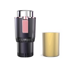 LY 차량용 냉온컵홀더 자동차 냉온컵홀더, 자주색 본체+알루미늄컵, 380ml, 1개