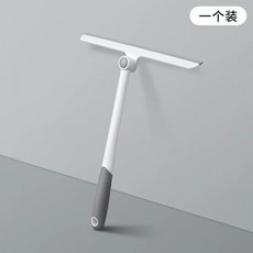 擦玻璃神器 硅膠刮水器 鏡子清潔刷 窗戶清潔工具, 1個, 360度旋轉刷 一個裝