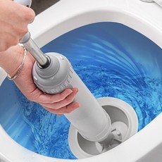 모에파 고압 에어 펌프 압축기 변기 뚫어뻥 하수구 펌핑식, 그레이