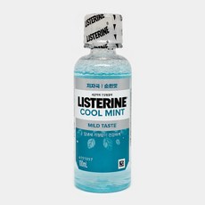 리스테린 쿨민트 마일드 구강청결제, 100ml, 4개
