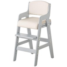 탠스노겐 하이체어 목재 높이 11단계 조절 키즈 체어 쿠션 좌석 슬라이드 다이닝 체어 65100001(104169)