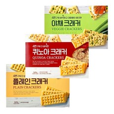 푸지안 크래커 3종 퀴노아 + 야채 + 플레인 크래커