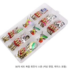 루어 미끼 회전 글리터 핸드 셰이커 바이오닉 미끼 원투 메탈 글리터 3g~7g 가짜 미끼, 30개