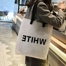 여름가방 물놀이가방 바캉스 pvc 비치 가방 화이트 여름 백pjo66SbM