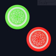 퓨리샵 야광 원반 원반던지기, 그린, 1개