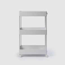 JAJU 簡潔堅固的3層推車, 白色, 1個