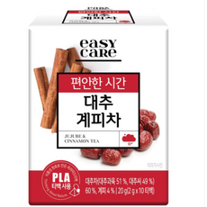 녹차원 이지케어 대추계피차, 2g, 10개입, 4개