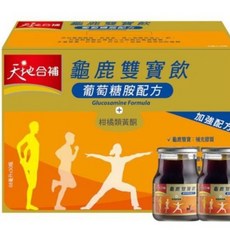 好市多 天地合補龜鹿雙寶飲高單位葡萄糖胺 龜鹿雙寶68cc*30瓶, 1個