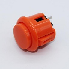 아케이드 푸시 버튼 PC 클릭 사운드 30MM DIY USB 게임 스위치 스타일 24MM 교체, Orange 24mm