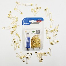 스텔란 금색 옷핀 32mm 60개 G