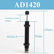 조절식 완충기 유압 오일 압력 버퍼 AD1410 AD2016 AD2020 AD, 09 AD1420, 1개, 09 AD1420