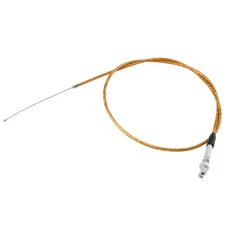 오토바이 스로틀 트위스트 그립 7/8" 22MM CNC 알루미늄 그립(케이블 가속기 모페드 스쿠터 포함), 02 Throttle cable Gold