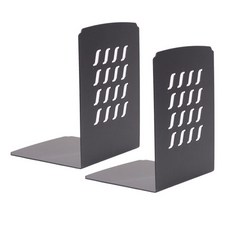 마켓다인A L자형 북엔드(대)/MB-103/검정/2개입/책고정/책거치대 도서관책정리
