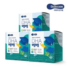 베베쿡 DHA 베베 아동 건강기능식품, 90정, 3개