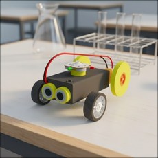 미니 더블 전동카 만들기 더블축 고속모터 동력전달 레이싱카 DIY (일반형 2인용)
