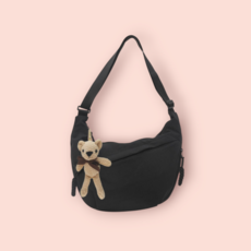 캐쉬몰 가벼운 반달 크로스백 남여공용 호보백