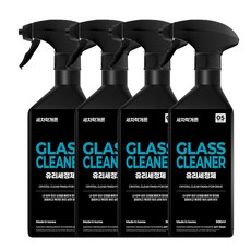 세차학개론 유리세정제 자동차 글라스클리너, 4개, 500ml