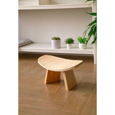 좌식 기도의자 다도의자 요가 명상 무릎꿇기 낮은의자, D. 오프화이트 42x21x23 CM