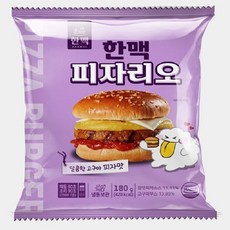 한맥 식품 참맛 있는 피자리오 햄버거 냉동180g, 10개, 180g
